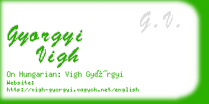 gyorgyi vigh business card